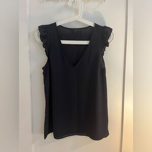 Navy J Crew Sleeveless Shirt